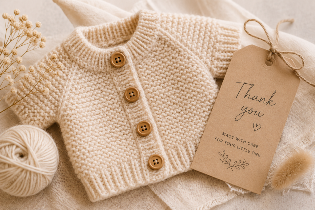 Contact Cradle and Cable about handmade baby knitwear